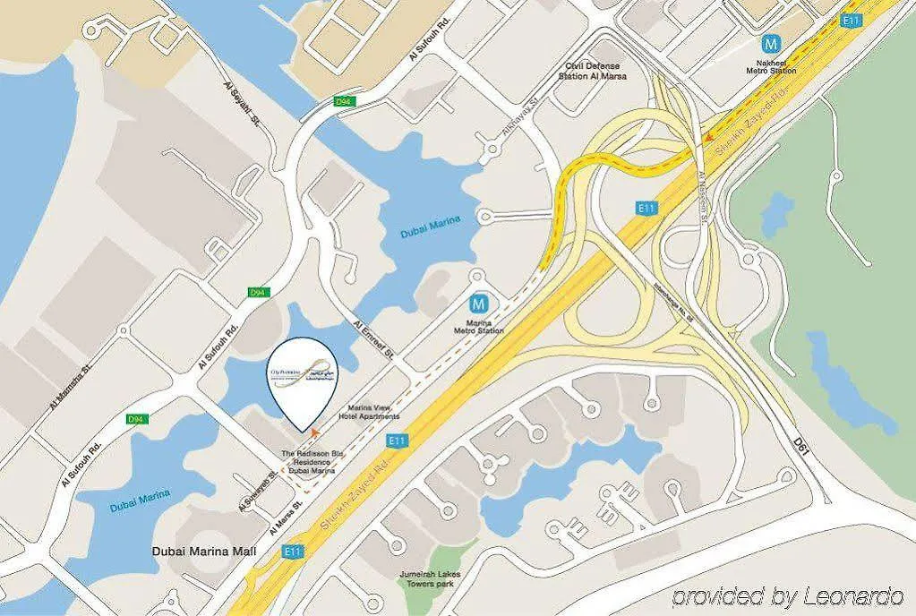 Apart Otel City Premiere Marina Hotel Apartments Dubai
